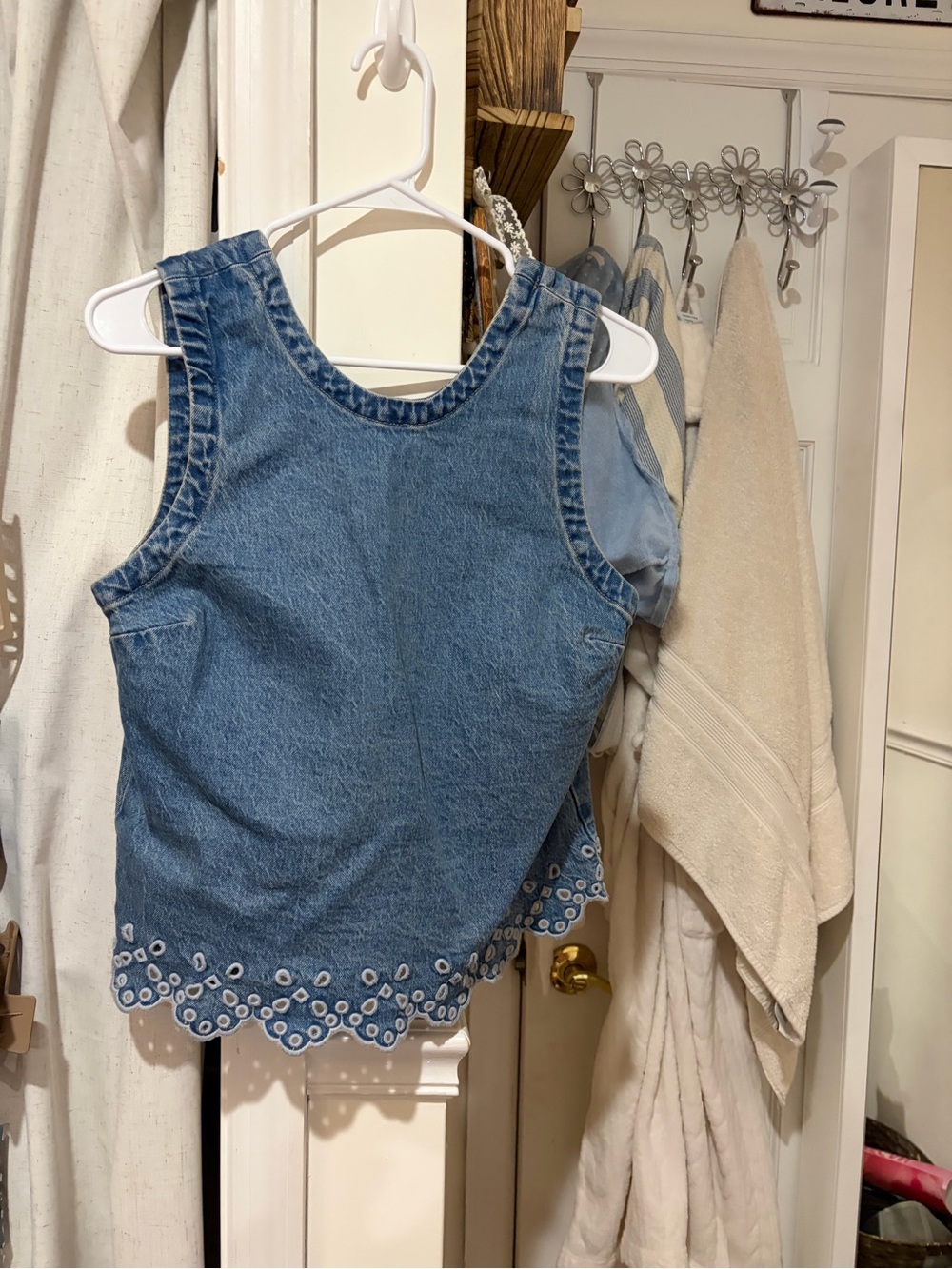 Abercrombie and Fitch denim top